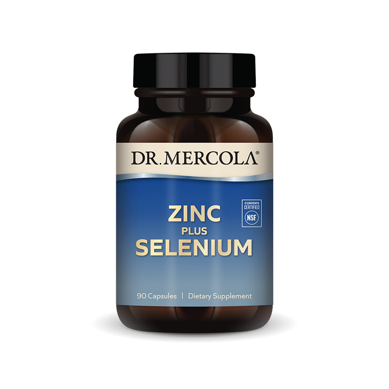 Dr Mercola Zinc plus Selenium 90 caps - biosenseclinic.com