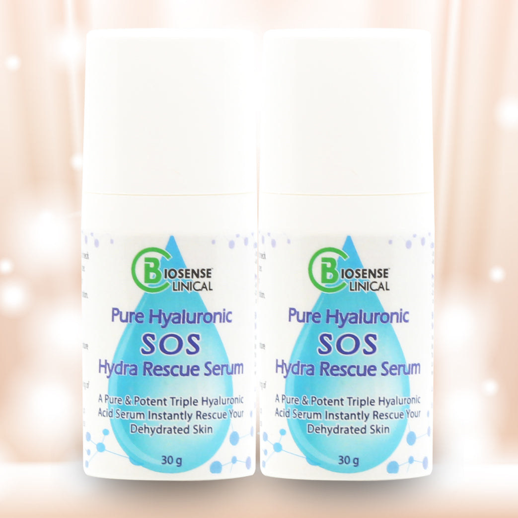 BiosenseClinical Pure Hyaluronic SOS Hydra Rescue Serum 30g x 2 - Biosense Clinic