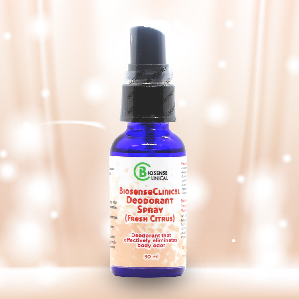 BiosenseClinical Therapeutic Deodorant Spray (Fresh Citrus) 30ml - Biosense Clinic