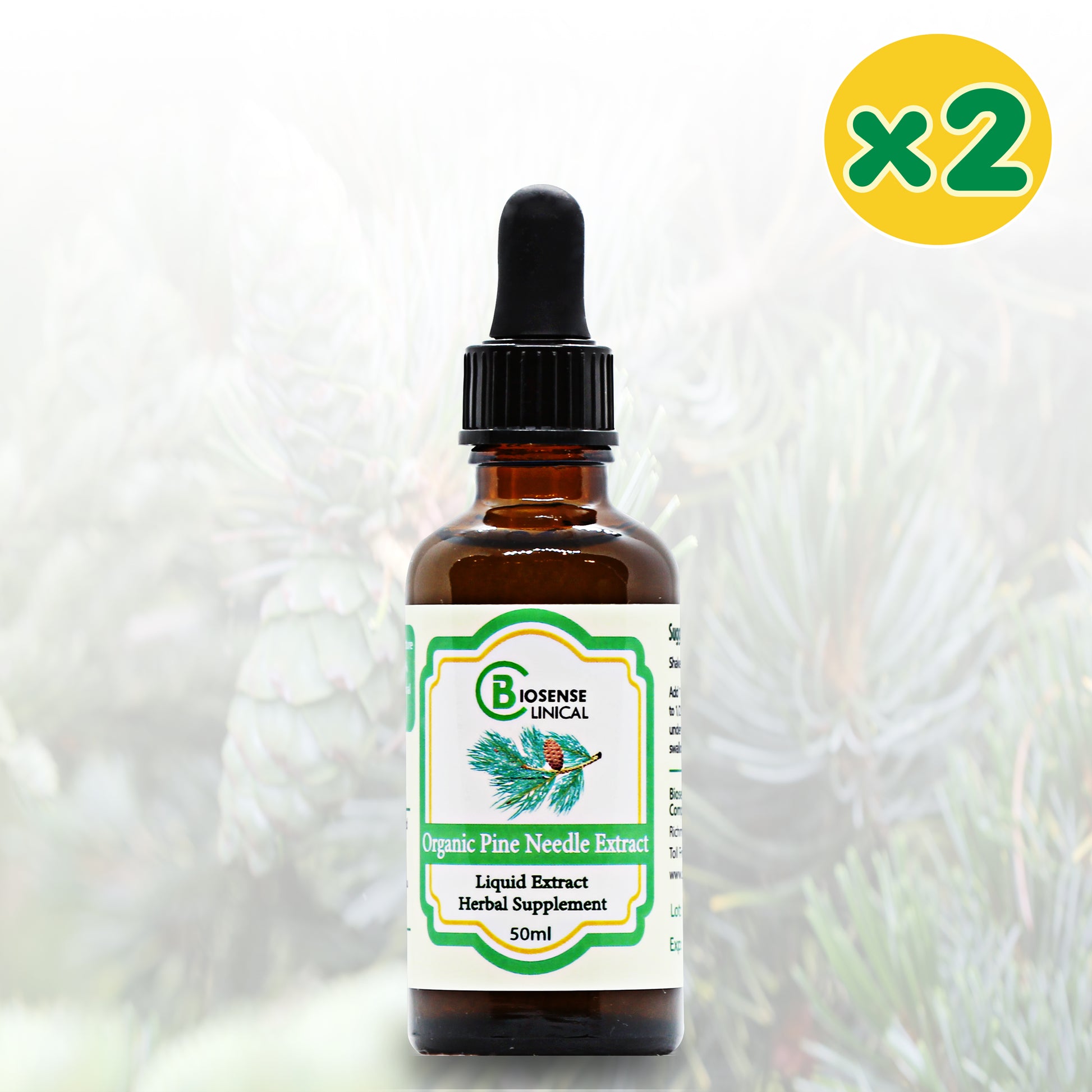 Organic Pine Needle Extract 50ml - biosenseclinic.com