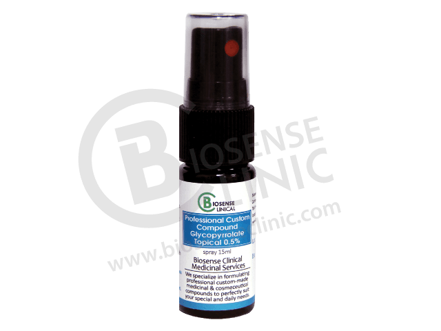 BiosenseClinical Glycopyrrolate Topical spray  - 15 ml - Biosense Clinic