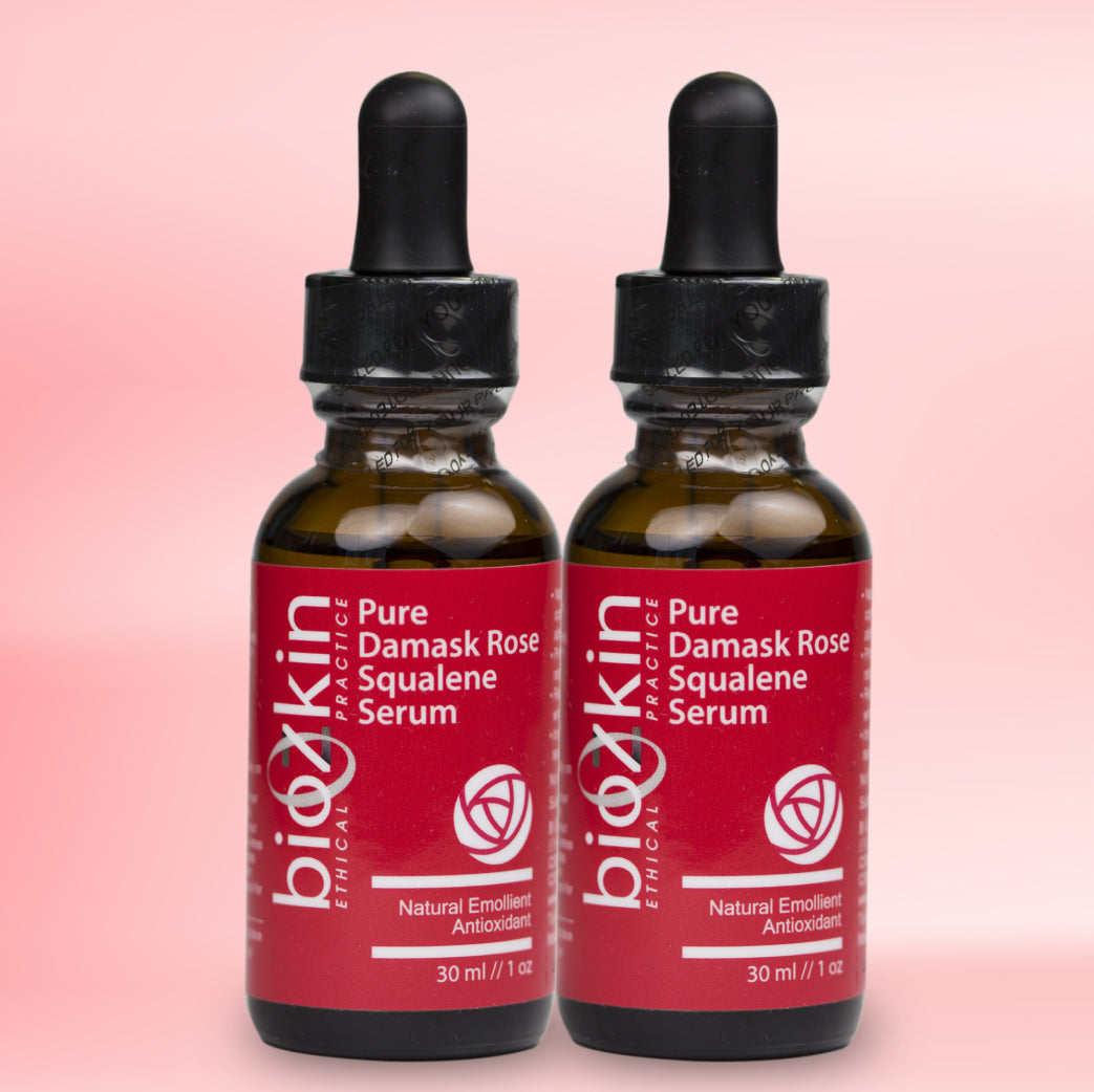 BioZkin Pure Damask Rose Squalene Serum 30ml x 2 - Biosense Clinic