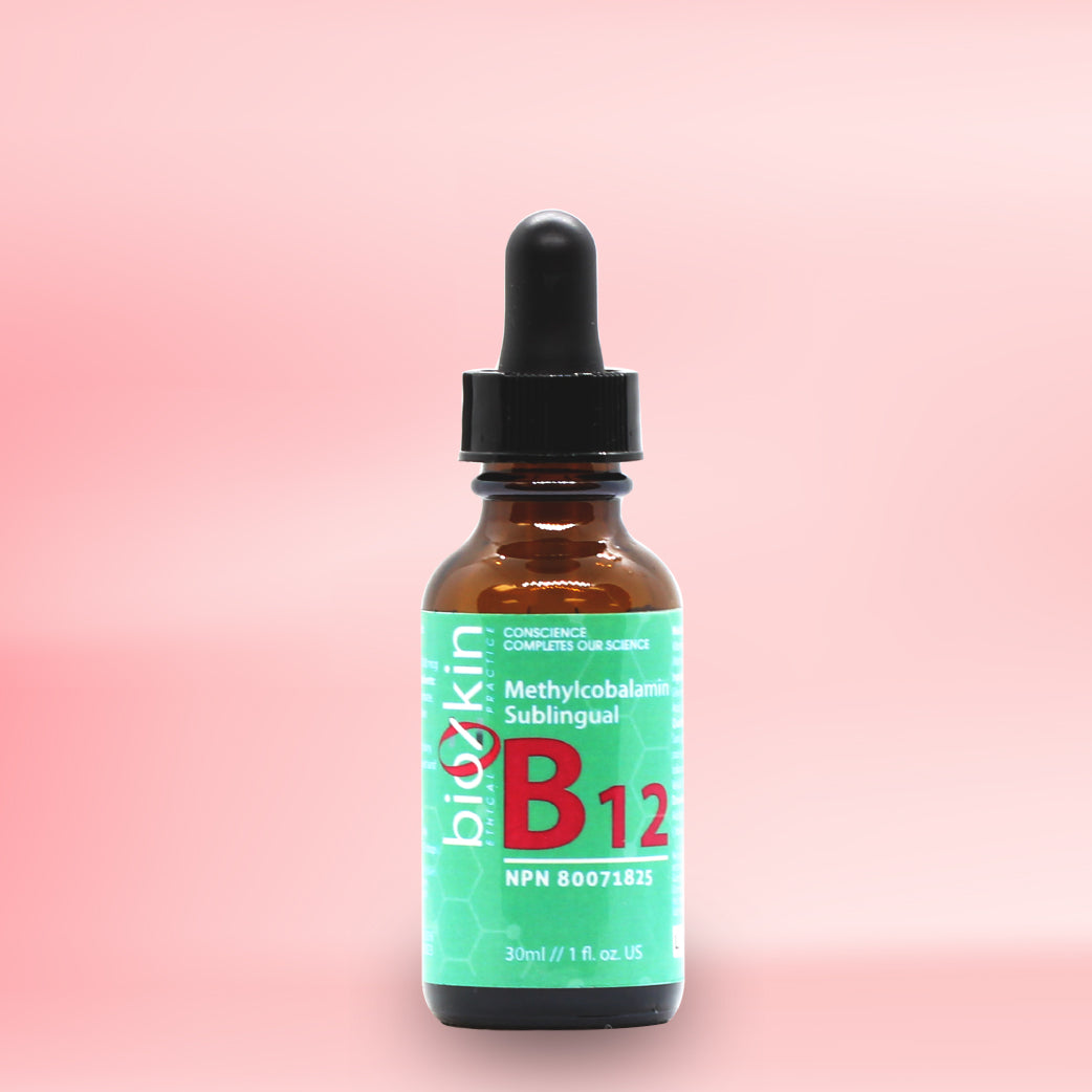 BioZkin Sublingual Vitamin B12 Methylcobalamin 30ml - Biosense Clinic