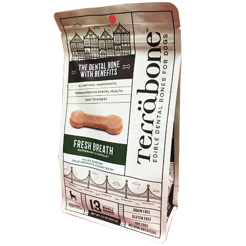 Terräbone Fresh Breath dental chew bone - Biosense Clinic